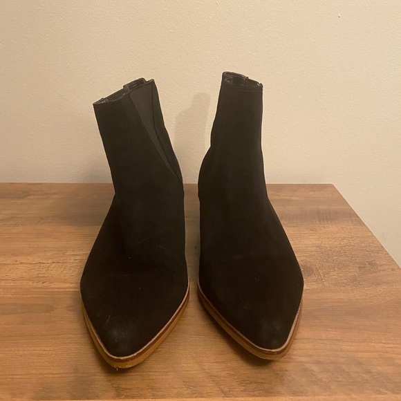 Shellys London Black suede ankle boots - Picture 3 of 5